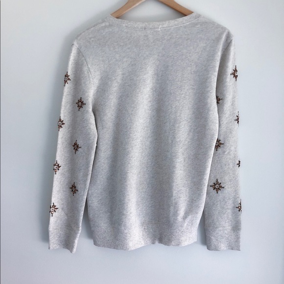 NWT Halogen crew neck embroidered sweater pullover - Picture 2 of 5